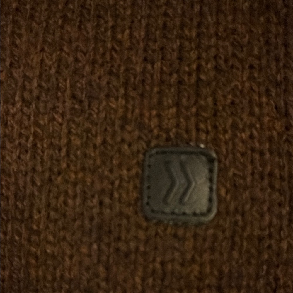 Brown Ribbed Scarf - Picture 2 of 5